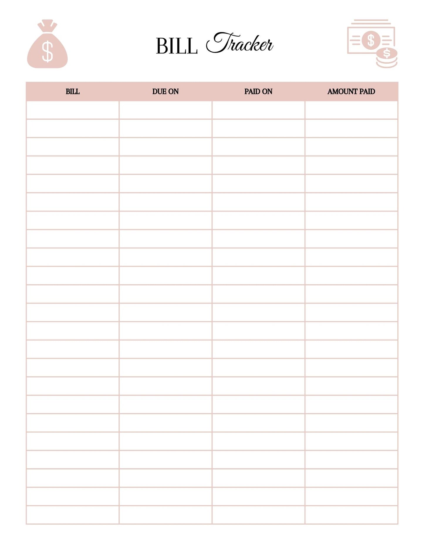 Ultimate Budget Planner - 50 Pages