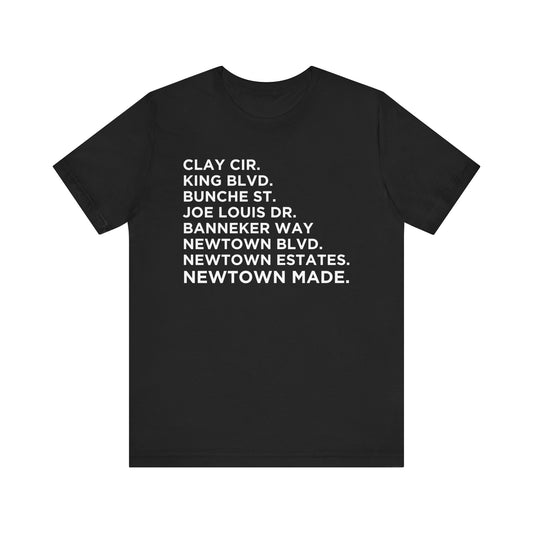 Newtown Estates (Unisex Jersey Short Sleeve Tee)