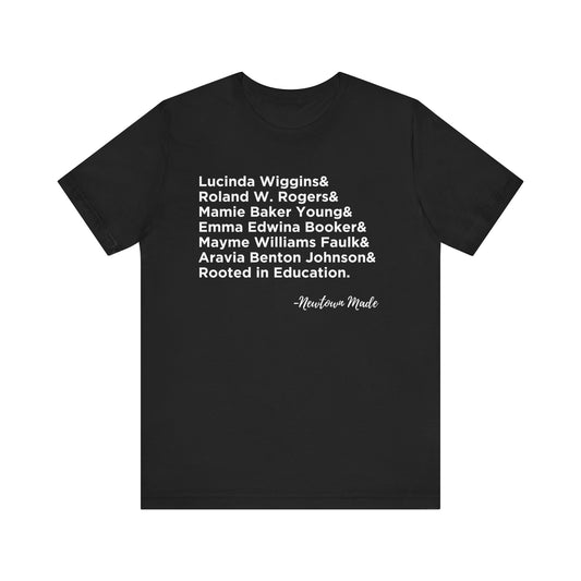 Rooted In Education (Unisex Jersey Short Sleeve Tee)