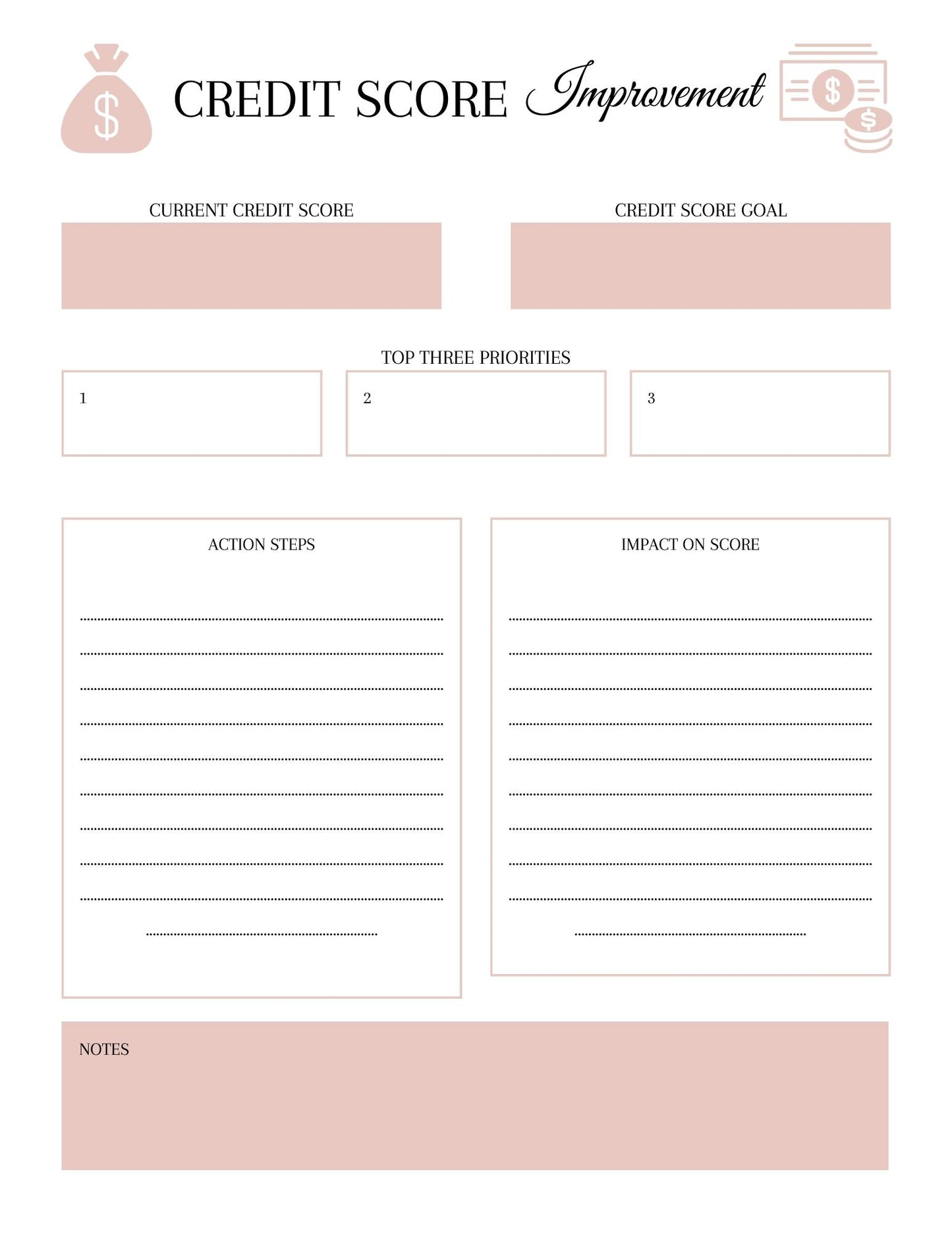 Ultimate Budget Planner - 50 Pages