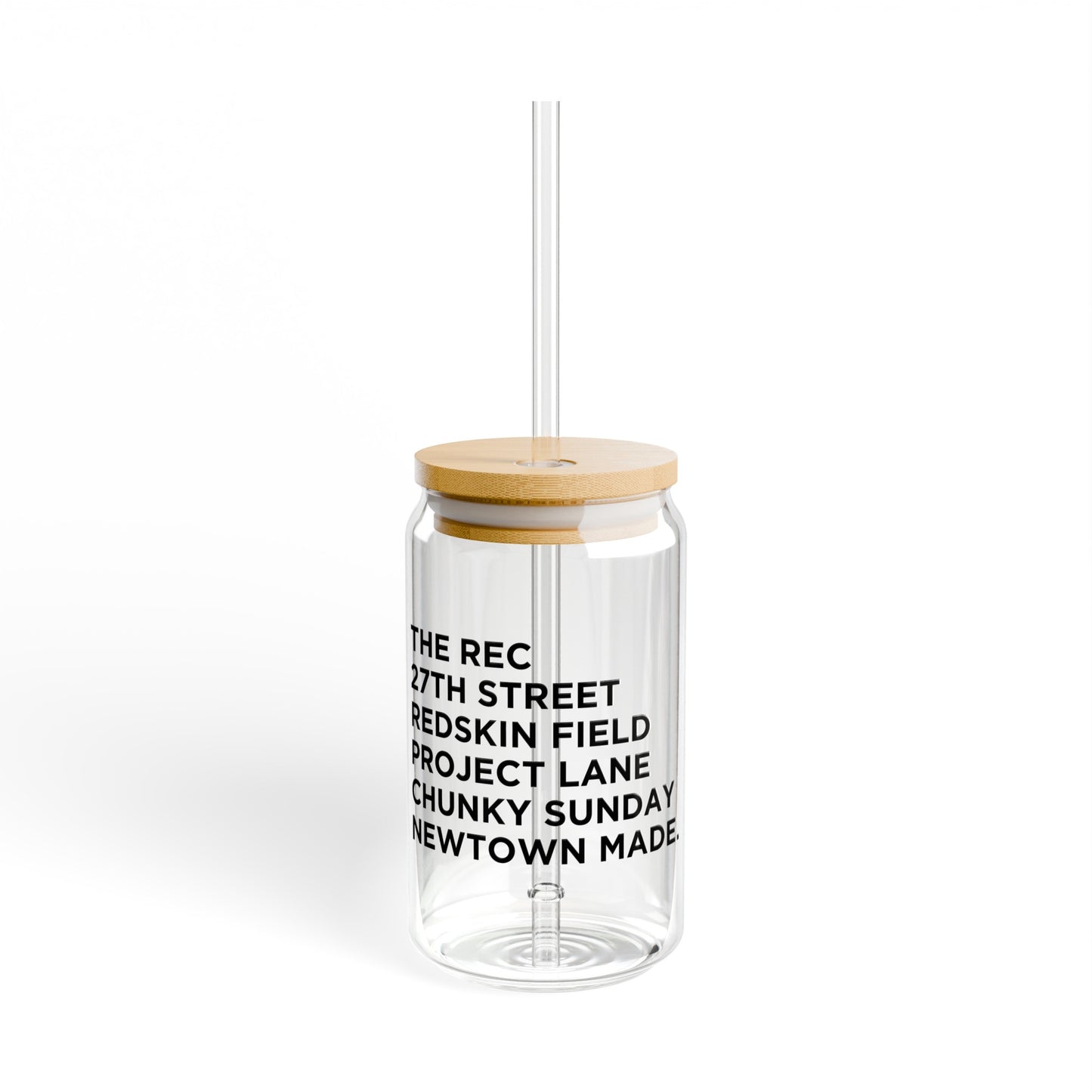 "Newtown Made" Sipper Glass, 16oz