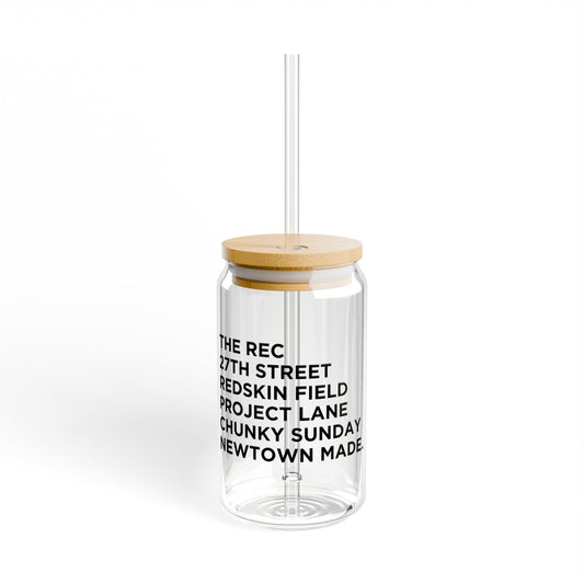 "Newtown Made" Sipper Glass, 16oz